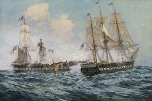 Engagement Tussen de U.S. Fregat Constitution en H.M.S. Java, 1896