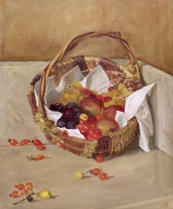 Mand met fruit door Caroline Hervey Bathurst
