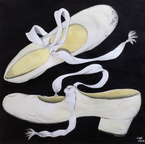 Oude Tapdansschoenen, 1992 door Carolyn Hubbard Ford