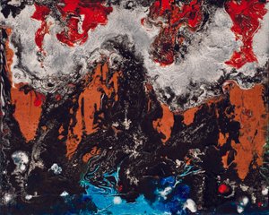 Rhapsody Of The Elements, 2012 (acryl en gouache op doek)