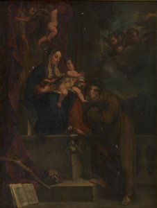 Maria, Jezus en St. Franciscus