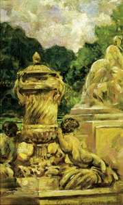 Jardin de la Fontaine in Nîmes, Frankrijk
