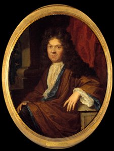 Portret van Jean de la Bruyere (1645-1696) Franse moralist door Caspar (attr. to) Netscher