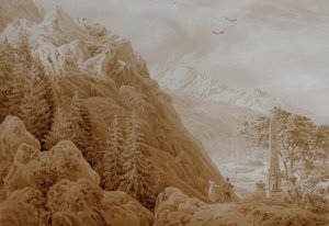 De herfst door Caspar David Friedrich