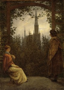 Tuinprieel in Greifswald, 1818