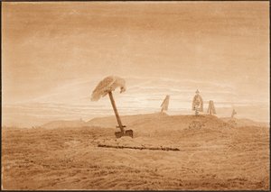 Landschap met graven, ca. 1836