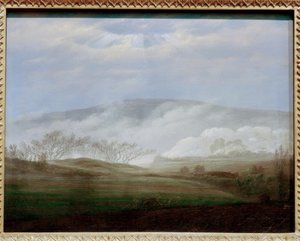 Mist in de Elbe-vallei