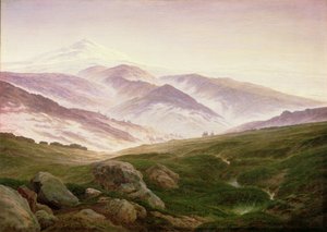 Reisenberg, de bergen van de reuzen door Caspar David Friedrich