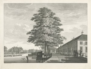 Gezicht op het Diaconie Oude Vrouwen- en Mannenhuis te Amsterdam