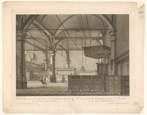 Interieur van de Sint Olofskapel te Amsterdam