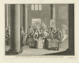 De doop in Rusland door Caspar Jacobsz. Philips