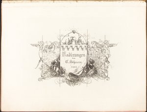 Radirungen door Caspar Johann Nepomuk Scheuren