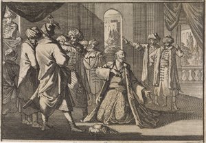 Emir Fakardin smeekt sultan Murat IV om zijn leven, 1633