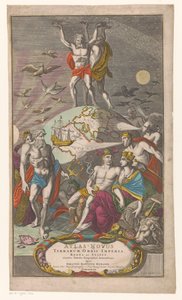 Atlas en Hercules dragen sterrenhemel