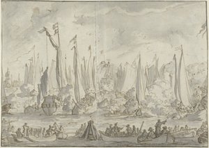 Spiegelgevecht ter ere van het bezoek van het Groot Moskovisch Gezantschap