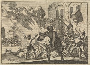 Tolhuis te Lyon wordt geplunderd naar aanleiding van verhoogde accijnzen, 1625