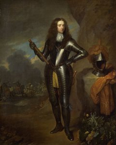 Willem III (1650-1702), Prins van Oranje en sinds 1689, koning van Engeland door Caspar Netscher (copy after)