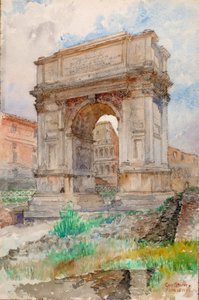 Boog van Titus, Rome, 1933 door Cass Gilbert