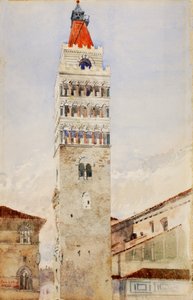 Kathedraaltoren, Pistoia, Italië, 1898