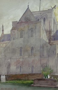 Noordtransept, kathedraal van Winchester, Engeland door Cass Gilbert