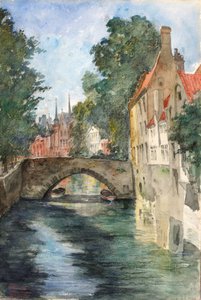 Op het kanaal, Brugge, 1928