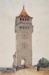 Pont Valentre, Cahors door Cass Gilbert