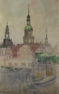 De Zwinger-torens, Dresden, 1898
