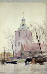 Toren bij Enkhuisen, Nederland door Cass Gilbert