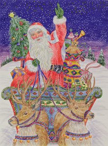 Kerstman Vertrekt op Kerstavond door Catherine Bradbury