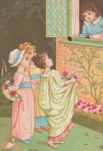Valentine, 1883 door Catherine Greenaway