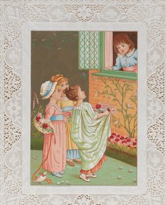 Valentijn, ca. 1880 door Catherine Greenaway