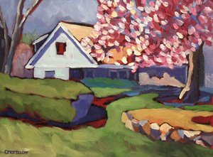 De Roze Magnolia door Catherine J Martzloff