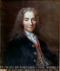 Portret van Voltaire