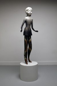 Twinkle, 2014 (olieverf op brons met bronzen voet)