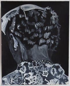 Belladonna: Ann, 2014 (olieverf  acryl op papier)