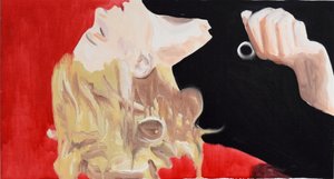 Gena, 2015 (olieverf op papier)