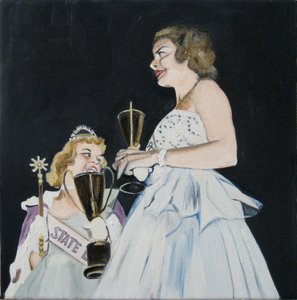 Ergens is een engel, 2007 (olieverf op doek)