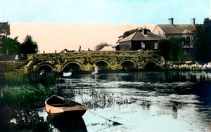 De oude brug, Christchurch, Dorset