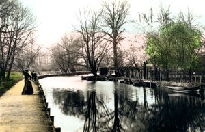 De rivier Gipping, Ipswich, 1926 door Cavenders Ltd