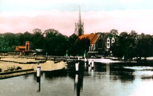De Rivier de Theems bij Marlow, Buckinghamshire, 1926