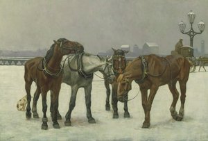 Paarden van de Seine door Cecil Brown