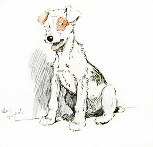 Een engel in huis door Cecil Charles Windsor Aldin