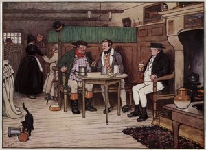 Illustratie voor The Pickwick Papers door Cecil Aldin door Cecil Charles Windsor Aldin