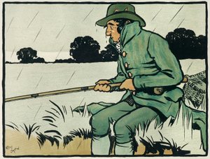 Oude Engelse sporten en spellen: Vissen door Cecil Charles Windsor Aldin