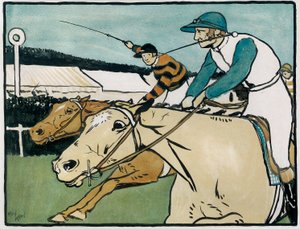 Oude Engelse sporten en spellen: Rennen door Cecil Charles Windsor Aldin