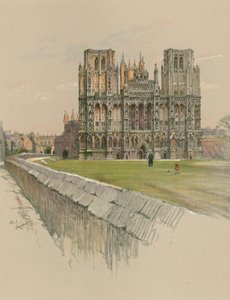 Kathedraal van Wells door Cecil Charles Windsor Aldin