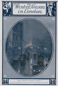 Londen in de Winter - een natte avond in Piccadilly