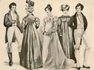 Kleding van 1812-1828