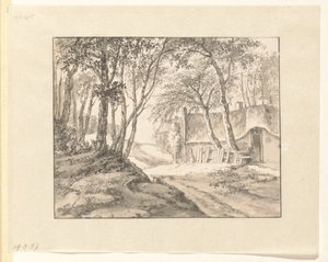 Boerderij tussen bomen door Cecilia Barbiers (possibly)