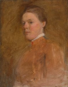 Cecilia Beaux Zelfportret, c. 1889-1894 door Cecilia Beaux